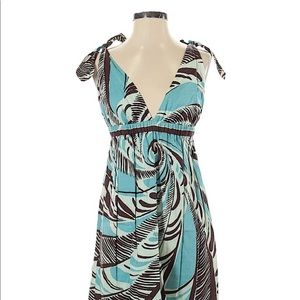 Nicole Miller Studio Casual Dress Size 2 Blue NWT